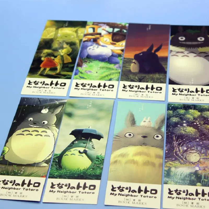 32 шт закладки totoro marcador de livro marque страницы закладки мультфильм marcapaginas boekenlegger segnalibro закладки для книг