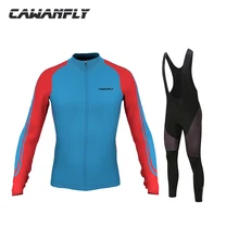 2018 Men Team Cycling Jersey Autumn Long sleeve sets Bicycle Windproof Ropa Roupa Ciclismo Invierno Mtb Cycling Clothing