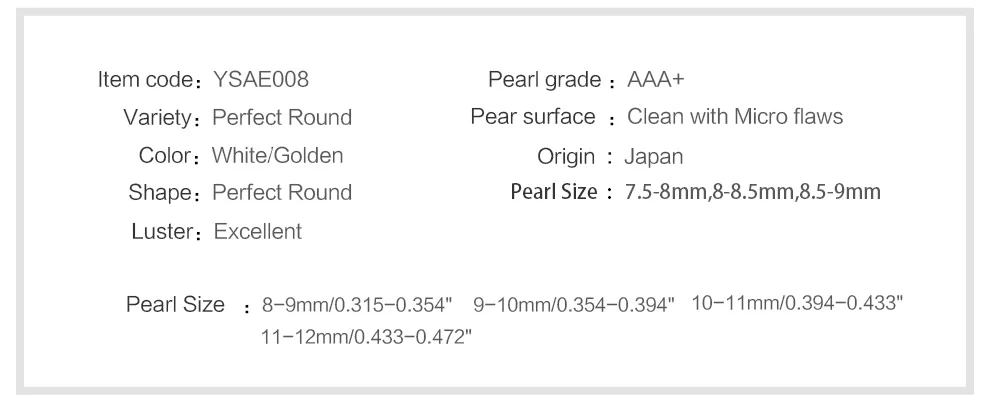 [YS] Горячая Распродажа, серьги в классическом стиле, 7,5-8 мм, японские жемчужные серьги Akoya