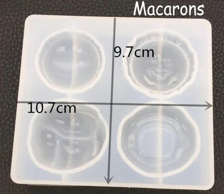 Блестящая силиконовая форма эпоксидная смола макароны десерт Кабошоны Ювелирные аксессуары кулон УФ Смола ремесло хлеб конфеты Форма Подвески - Цвет: macaron