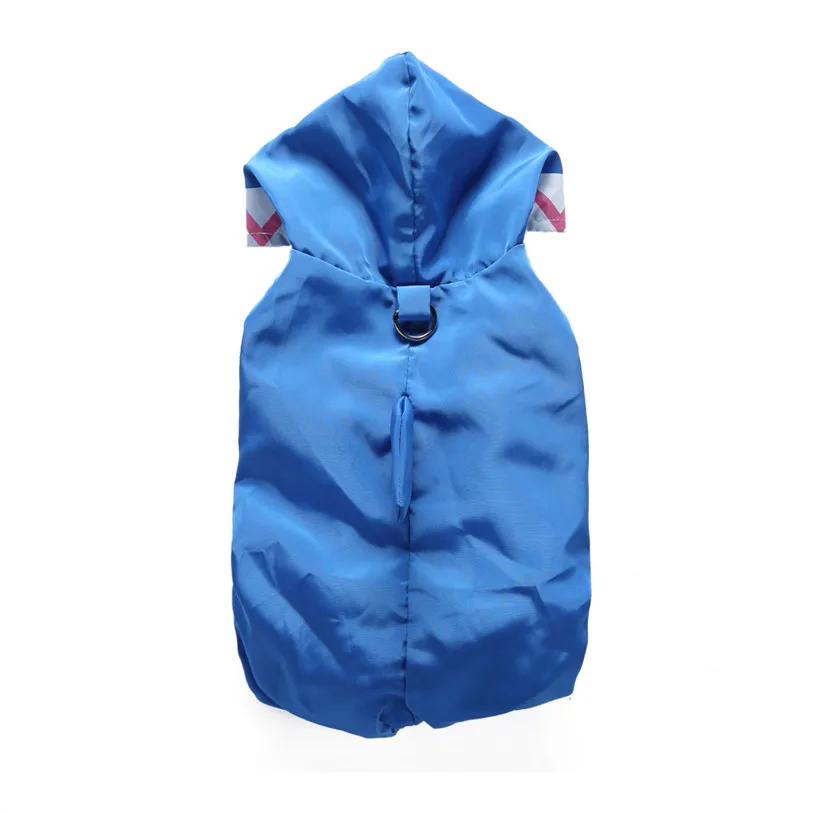 XS-XL дождевик для собак Синяя Акула дождевик водонепроницаемый плащ с капюшоном куртка летняя одежда для собак Прямая поставка 40AT15
