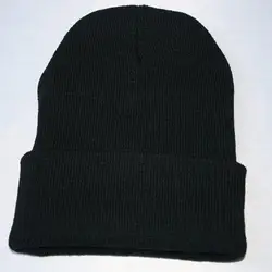 Лидер продаж женские теплые шерстяные зимние шапки вязаные Fluo для мужчин Gorro шапочка Конфеты Черный темно розовый в 24 цвета
