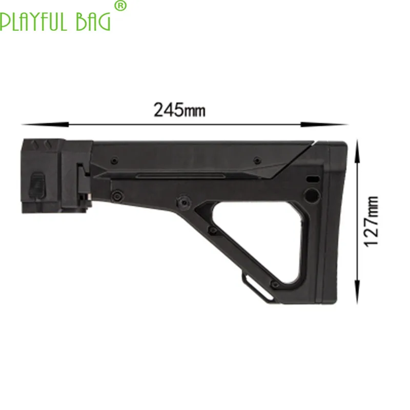 Активного отдыха CS Новый общие игрушка мягкая пуля пистолет установка Запчасти № 175 UBR складной телескопический бабка [3D печать] KJ10