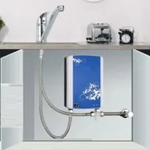 5000 Вт кухонный непрерывный водонагреватель Электрический мгновенный горячий кран для ванной комнаты смеситель для раковины мгновенный индукционный нагреватель