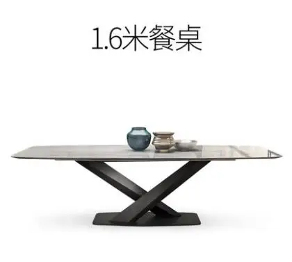Луи мода обеденный стол мрамор прямоугольник творческий современный минималистский - Цвет: G2