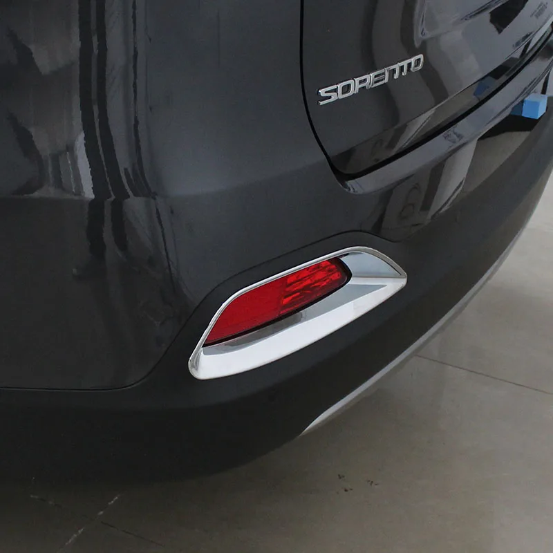 Accesorios para Kia Sorento III para 2015-2019 cromo luces traseras marco faros traseros