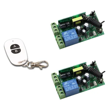 

AC 85V-250V Wireless Remote Control Switch Wireless Remote Switch 1CH Relay Receiver + Transmitter Smart Home Remote Switch
