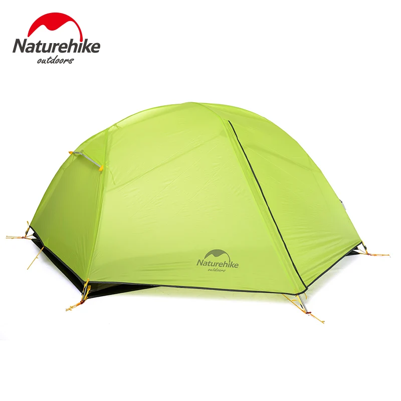 

Naturehike Camping Tent 2 Person 20D Silicone Fabric Double Layers Rainproof NH Outdoor Ultralight Tent