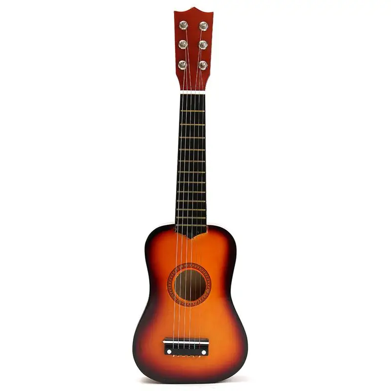 21 дюймов детская Акустическая гитара деревянная музыкальная игрушка укулеле гитара Дети Обучающие начинающих Музыкальные инструменты подарок на день рождения