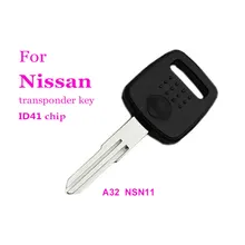 Автомобильная сигнализация Nissn A32 транспондерный ключ ID41 сигнализации Авто 2 шт./лот