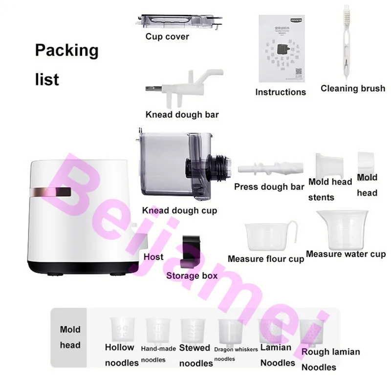 Beijamei New design household electric pasta pressing machine commercial electric noodle makers machine price