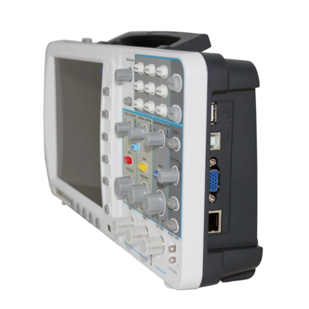 Новый тонкий осциллограф OWON 100 МГц SDS7102 1 г/локон большой 8 дюймов ЖК LAN + VGA сумка 3