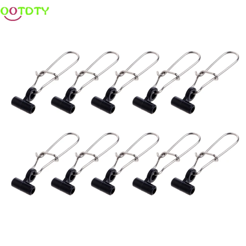 

Fishing Sinker Slide Snap Clip Connector Swivels For Finder Braided Line Fishing Tools