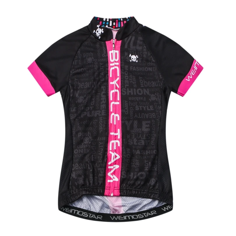 2018 تصميم weimostar برو فريق الدراجات جيرسي ropa ciclismo الجمجمة سريعة جاف الرياضة جيرسي الدراجات دورة دراجات ارتداء الملابس