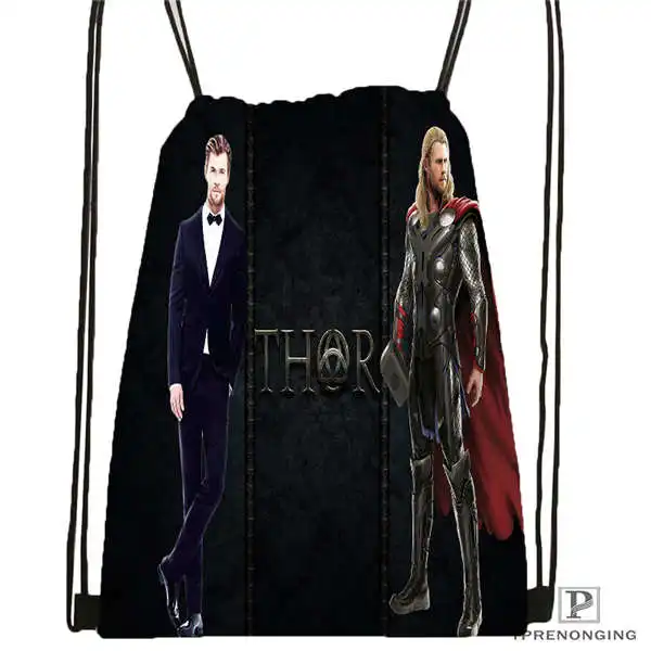 CustoMarvel thor Drawstring Backpack Bag Cute Daypack Kids Satchel Black Back 31x40cm 2018612 02 14