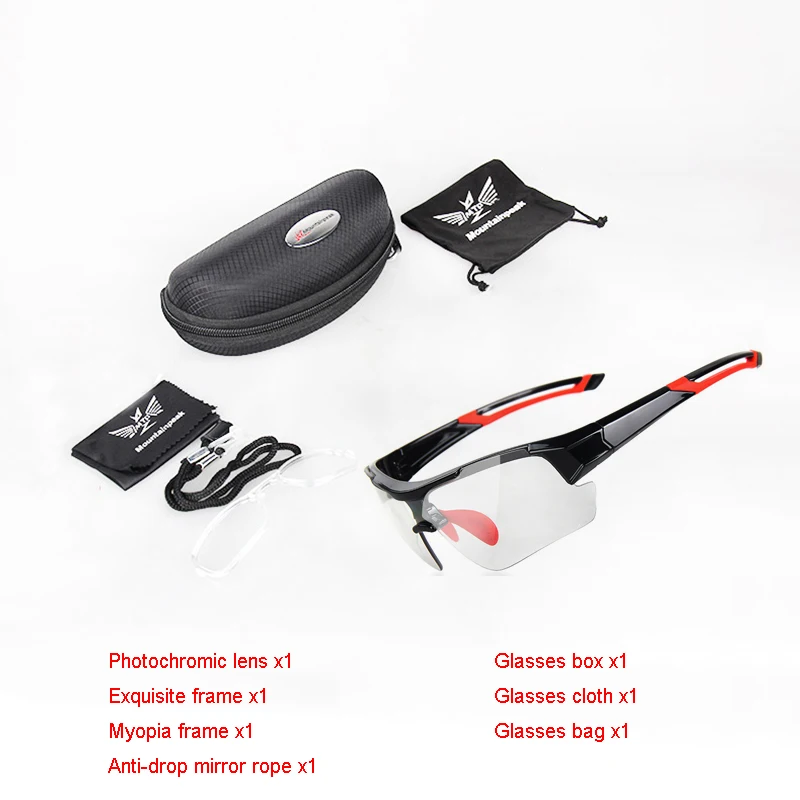 Фотохромные TR90 ветрозащитные велосипедные очки MTB велосипедные солнцезащитные очки для мужчин и женщин очки для езды на открытом воздухе велосипедные очки для близорукости рама