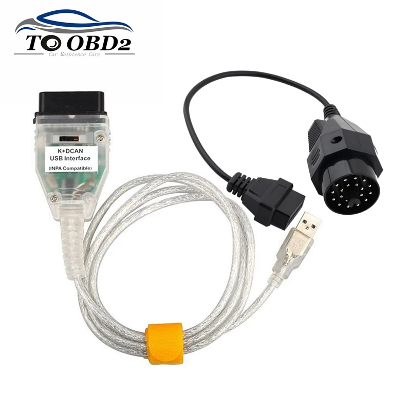 Считыватель кодов INPA K + CAN с чипом FT232RL и переключателем для BMW USB OBD2 сканирующий