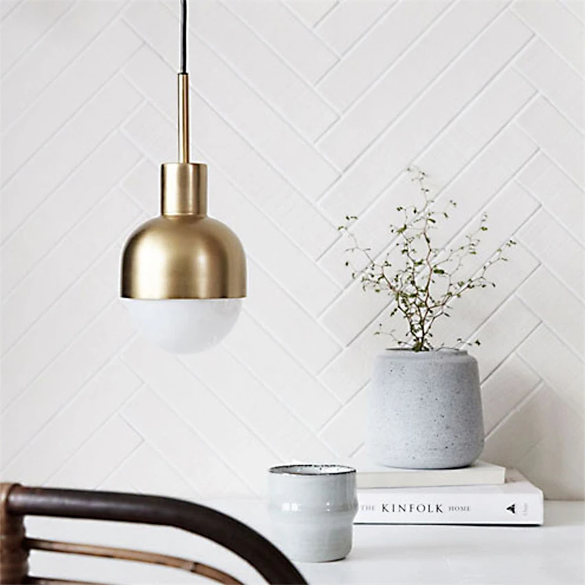  Kitchen Light Modern Light Brass Chandeliers Golden 2/4/6 Heads Iron Pendant Lamps Bedroom Living R - 32907536922