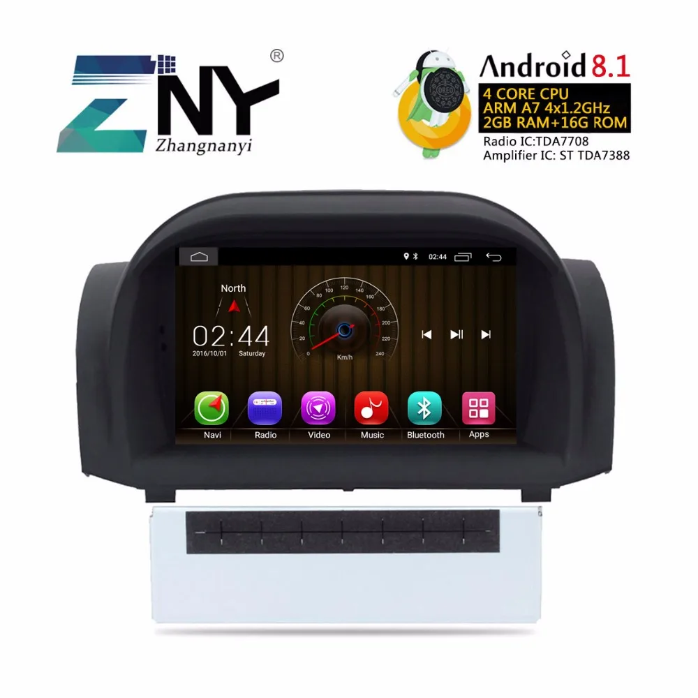 

7" Android 8.1 Car Stereo Auto Radio For Ford Fiesta 2013-2017 GPS Navi FM RDS Wifi BT Multimedia Audio Video DVD Gift Camera