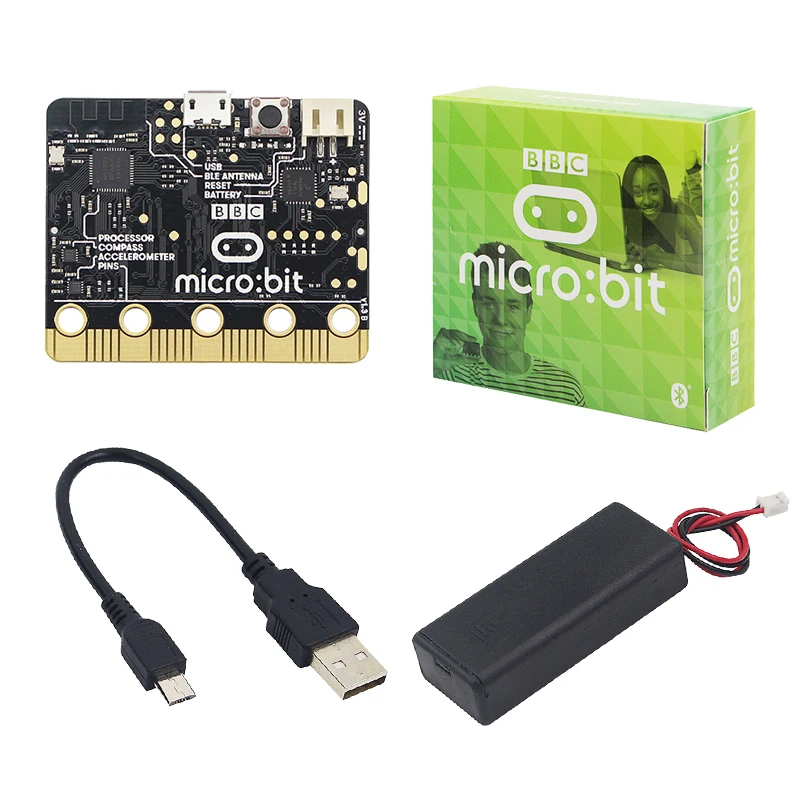 BBC Micro: Плата расширения бит Bluetooth + Кабель Micro USB держатель батареи для детей