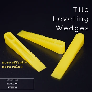 

CN-ZF 100pcs Wedge Flat Plastic Alignment Ceramic Floor Levelers Tile Leveling Level System Wedges Tools For Tiles