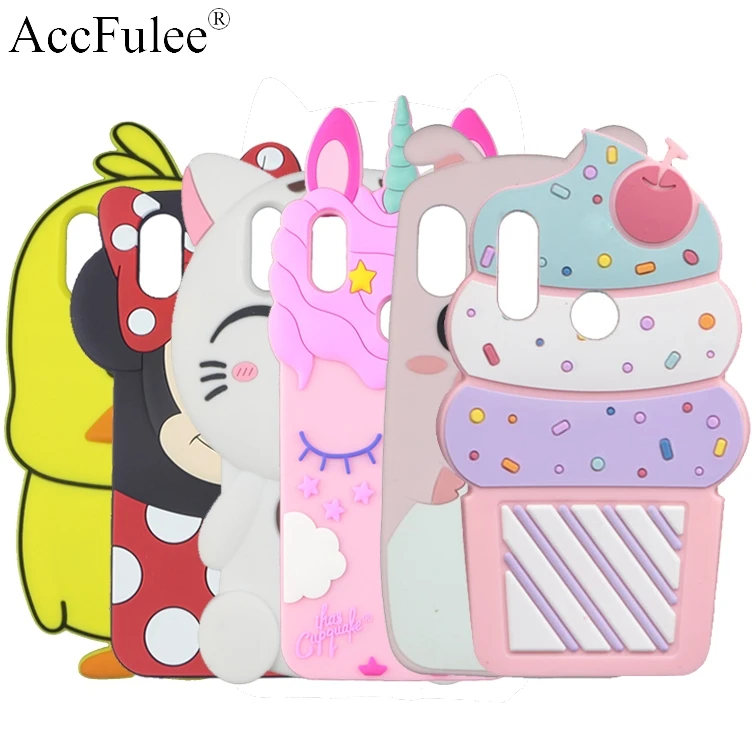 

Cute Stitch Rabbit Horse Case For Huawei Honor 10i 10 i HRY- LX1T 6.21" Soft Cat Cover Pig Ice Cream Phone Shell