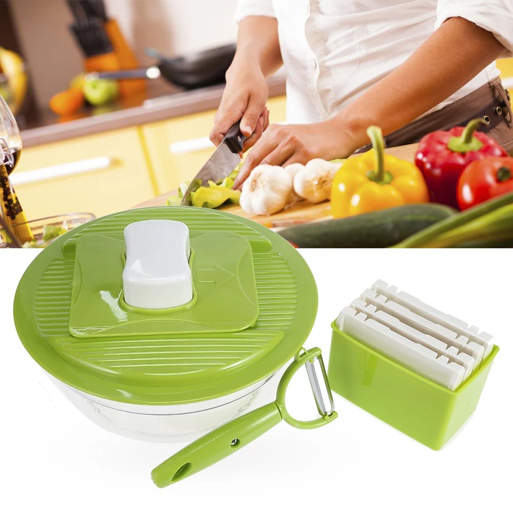 Ручная овощерезка Mandoline режущая из нержавеющей стали креативный кухонный