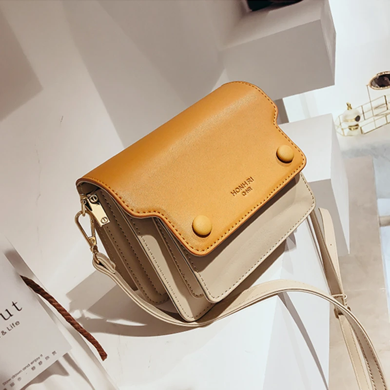 

Burminsa Summer Hit Color Mini Crossbody Bags For Girls Candy Color Phone Women Purse Young Female Shoulder Messenger Bags 2019