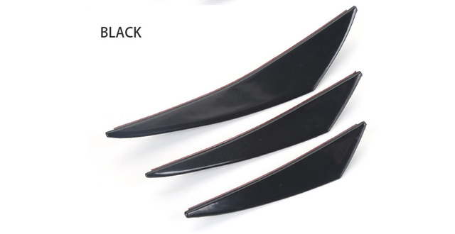 Universal Rubber Car Front Bumper Lip Protector Rear Diffuser Auto Carbon Fiber Spoiler Splitter Wing Protection Guard