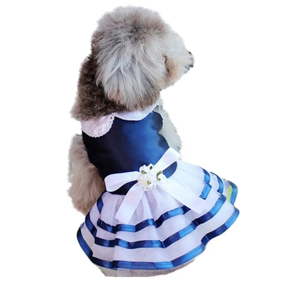 

Transer Vestido Perro Wedding Dress Pet For Small Dogs Lace Cat Skirt Party Princess Pet Apparel Fashion 18 Dec11