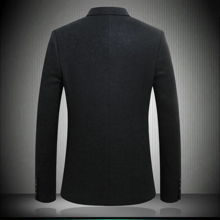  2019 New Style Slim Fit Dress Blazer Men's High Quality Business Blazers Jacket For Men Classic Fas - 1000006646753