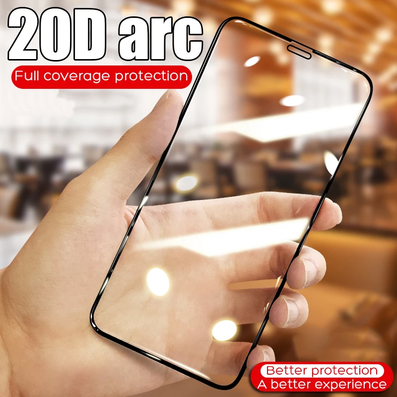 

20D For iPhone 7 6s Plus Tempered Glass For iPhone 7 8 Plus XS MAX XR 10 Screen Protection For iPhone 5 5s SE Glass Film