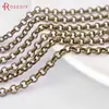 (15900)2 Meters or 5 Meters 2MM 3MM 3.8MM Iron or Brass Round Link Chains Necklace Chains Diy Jewelry Findings Accessories ► Photo 2/6