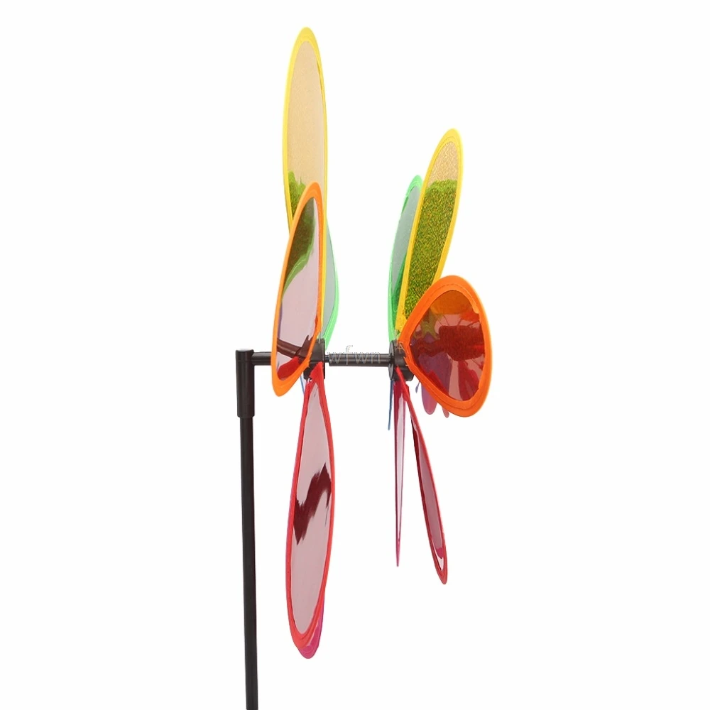 Sequins Insect Windmill Whirligig Wind Spinner Home Yard Garden Decor Kids Toy MAY07