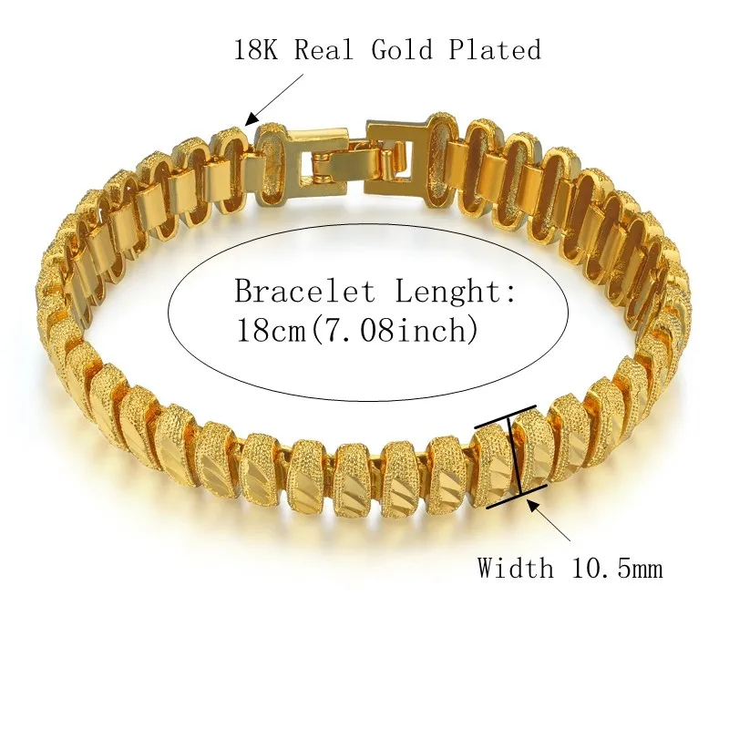 Женский матовый браслет из звеньев цепи цвет золото 18 см 2017|chain link bracelet|bracelet womenlink