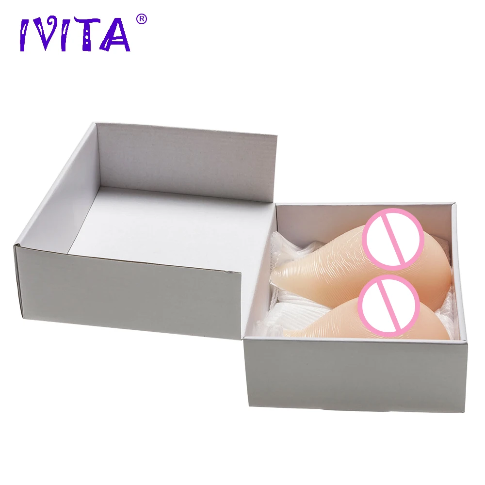 IVITA 600 г реалистичные силиконовые формы груди поддельные грудь для трансвеститов