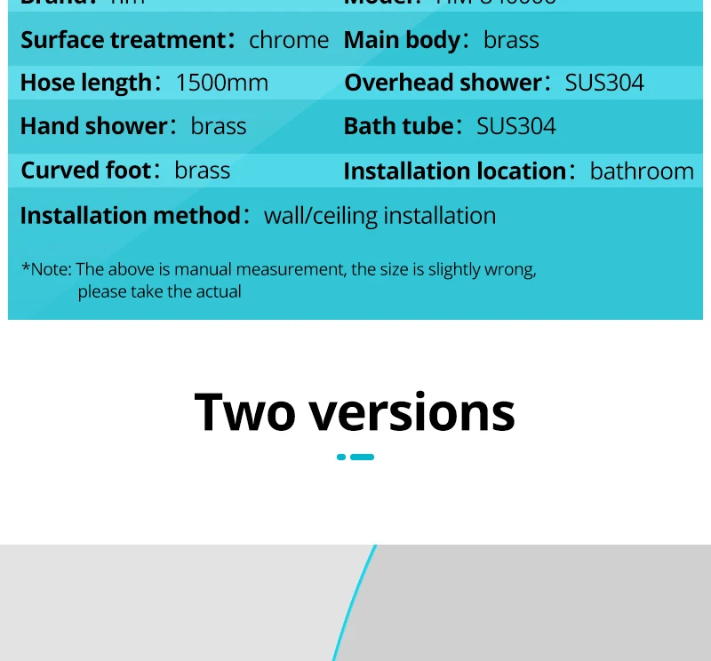 Luxury Thermostat 16 inch Shower System LCD Touch Screen Digital Display Black Large Shower Set 180 Degree Rotating Lower Faucet (8)