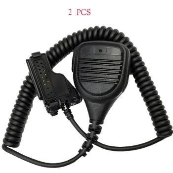 

2PCS Handheld PTT Speaker MIC IP54 IBS Shell 3.5mm Mono Jack For Motorola for HT1000 GP900 MTXXTS Radio Walkie Talkie