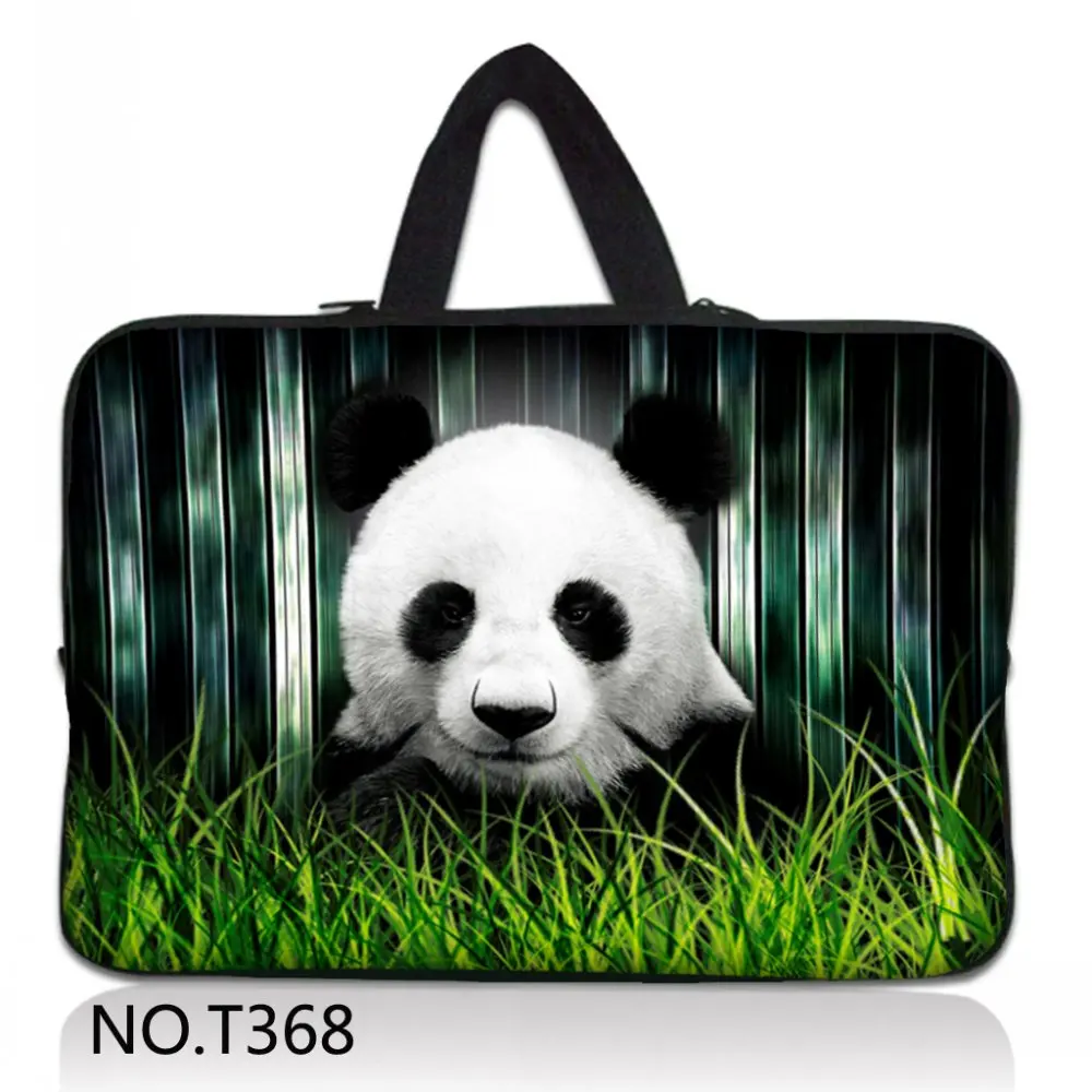 Прекрасный Panda мило 15 "15,4" 15,6 "чехол для ноутбука сумка Тетрадь рукавом Обложка