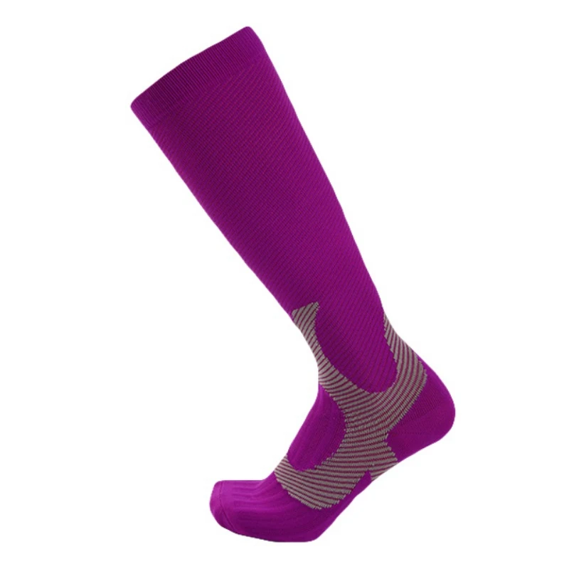 

Outdoor Sports Marathon Socks Gradient Color Trail Running Cycling Leg Warmers Football Shin Guard Breathable Calf Sleeve