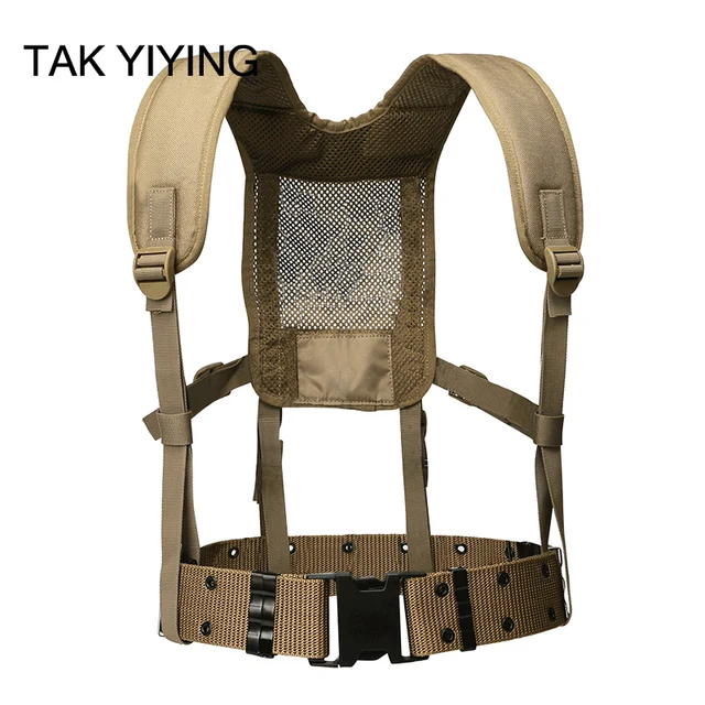 TAK YIYING Adjustable Tactical Waist Padded Belt With H shaped