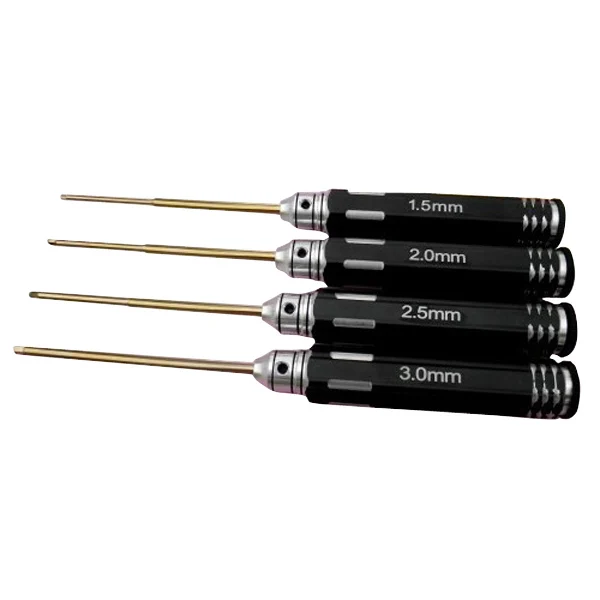 Llave de trinquete de venta oferta especial Llave Dinamometrica Kit de herramienta de la Llave de torsión Hex Driver 4 unids/set 1,5mm/2mm/2,5mm/3,0mm
