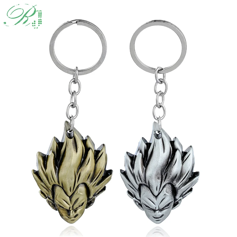 

RJ Dragon Ball Keychains Z Son Goku Saiyan Figure Enamel Metal Pendant Keyring For Men Kids Jewelry Gift Collection Toy Gift