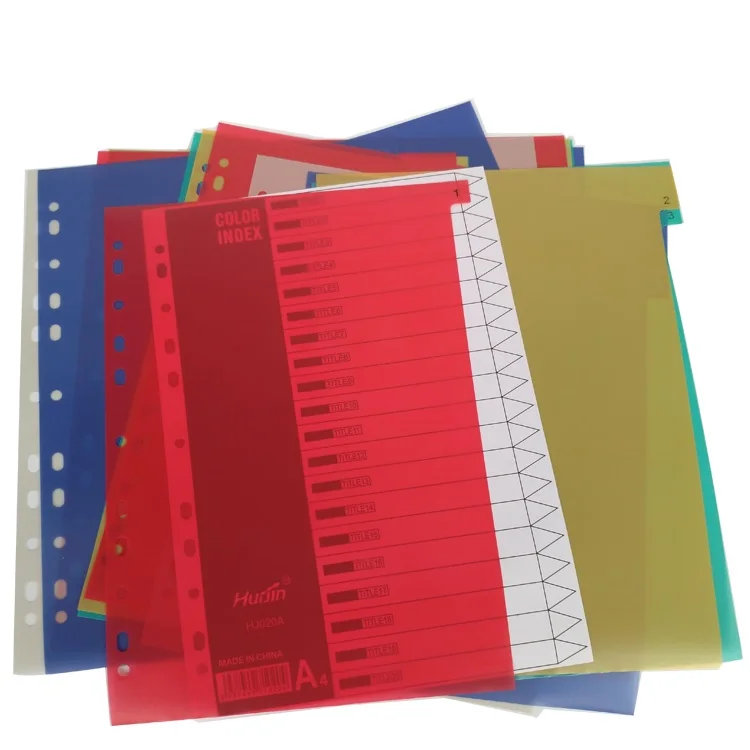 Arquivos de Arquivos Índice de Cor Material de Escritório Páginas Coloridas Binder Index Divisor 11 Buracos a4 31 pp 8 Cheap divisórias p fichário