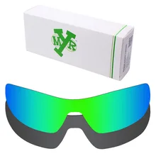 2 шт. mryok ПОЛЯРИЗОВАННЫЕ замены Оптические стёкла для Oakley ответвление Солнцезащитные очки для женщин Stealth объектив черный и изумрудно-зеленый