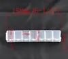 Прямоугольные прозрачные бусины, контейнер для хранения 158x34x20 мм, продается в упаковке 1 шт. ► Фото 2/3