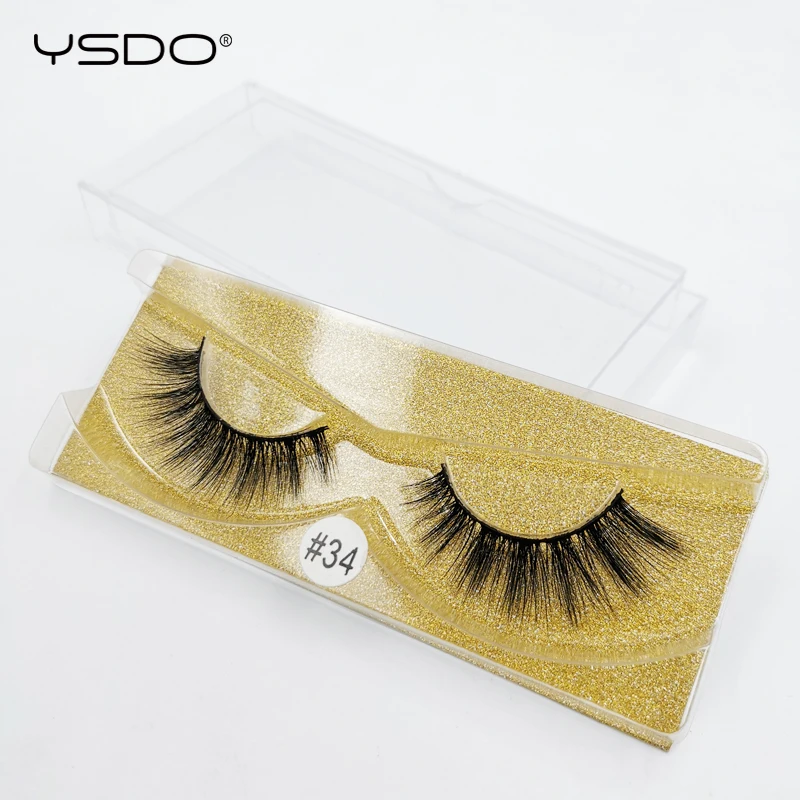 

YSDO mink eyelashes natural false lashes makeup 3d mink lashes hand made 3d eyelashes faux mink lashes dramatic eyelashes cilios