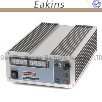 

GOPHERT Compact Digital Adjustable Laboratory Switch DC Power Supply OVP/OCP/OTP MCU Active PFC 32V 20A 110V 220V + EU + Cable