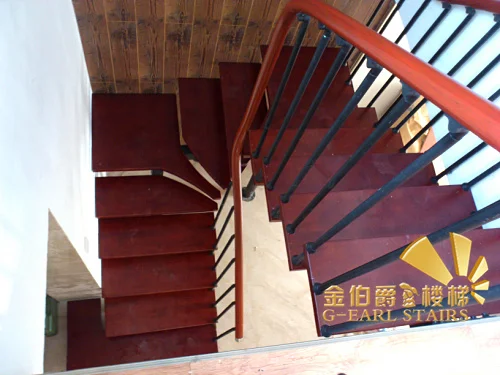 Oro escalera escalera de madera j115 en forma de u de acero poste de la cerca.jpg