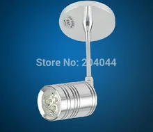 2015 Promotion Aluminum Led Bulbs Knob Switch New lamp 12pcs/lot 3w Led With Lens Cree Bulb Downlight Lighting